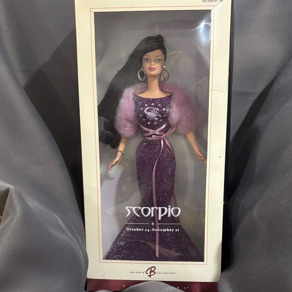 Barbie Scorpio Doll in Purple Dress